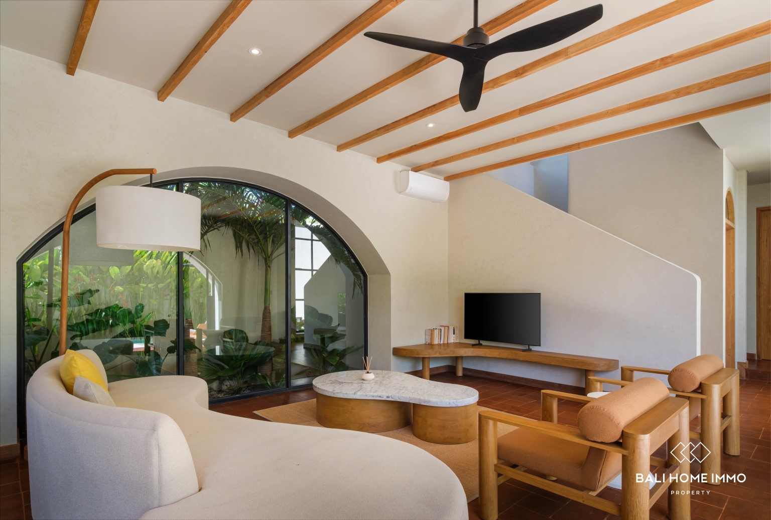 Villa Hacienda Mewah 3 Kamar untuk dijual dan disewa di Pererenan view 5