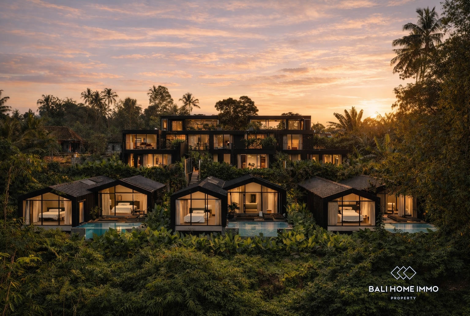 Villa d'investissement moderne clé en main de 3 chambres avec vue sur la vallée à Ubud view 19