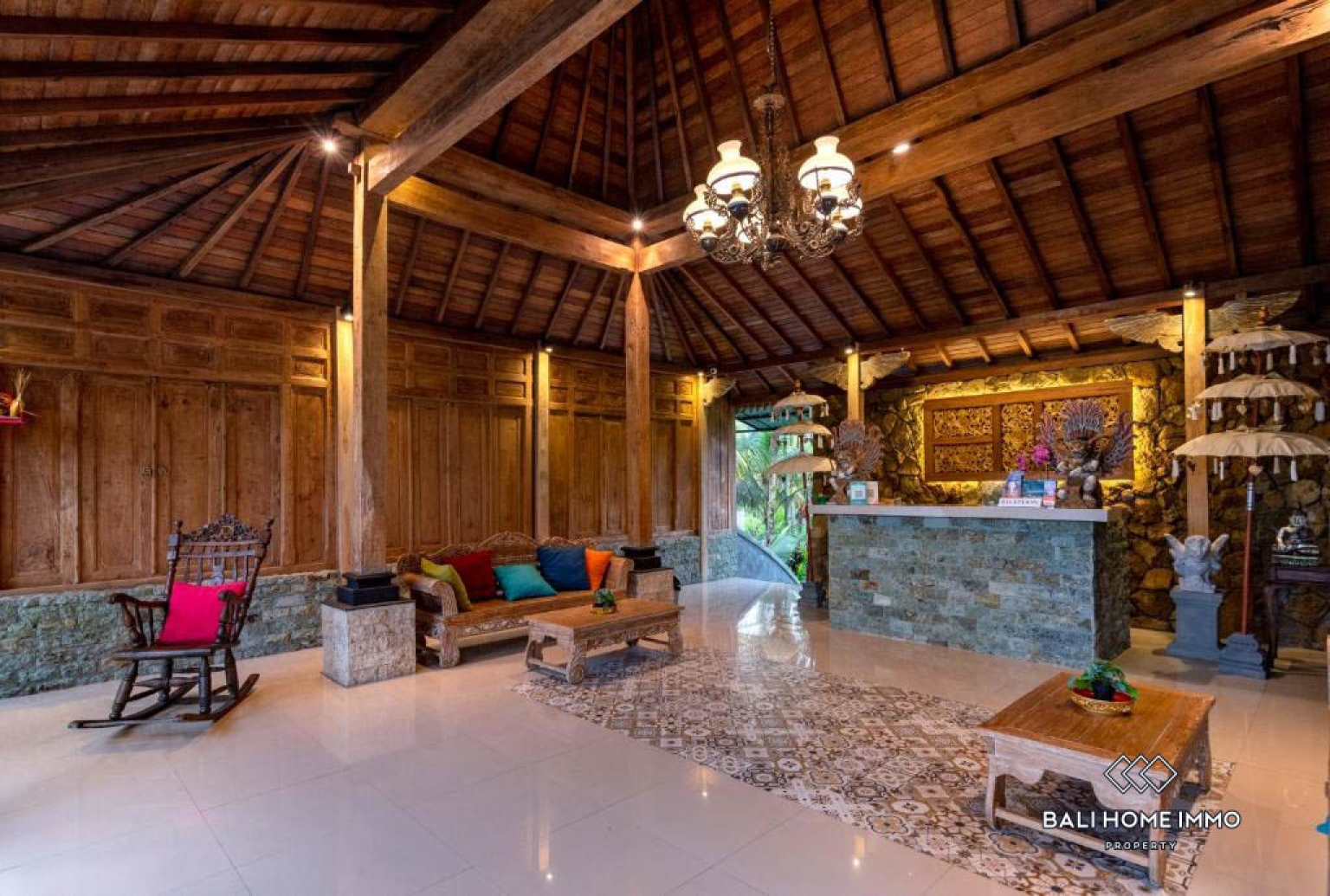 Turnkey 5 Bedrooms Boutique Villa with Greenzone Views For Sale Tegallalang, Ubud view 2