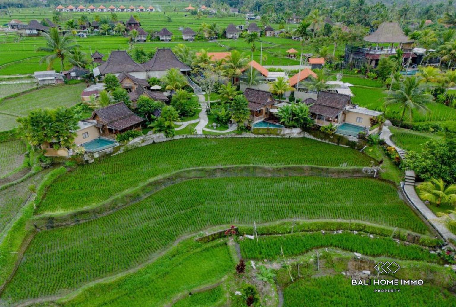 Turnkey 5 Bedrooms Boutique Villa with Greenzone Views For Sale Tegallalang, Ubud view 11