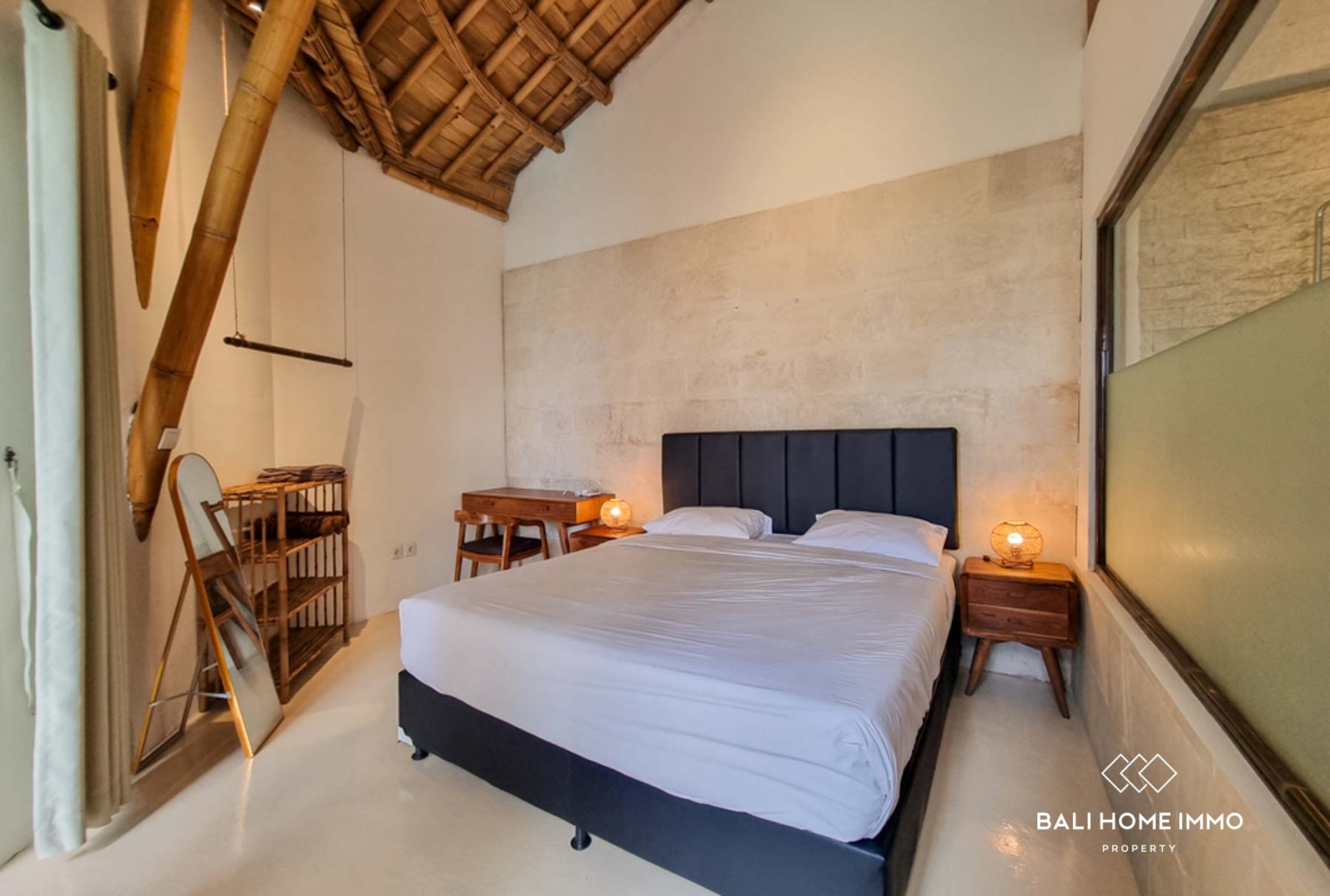 Unique Bamboo Style 2 Bedroom Villa for Sale and Rental in Buduk Bali view 12