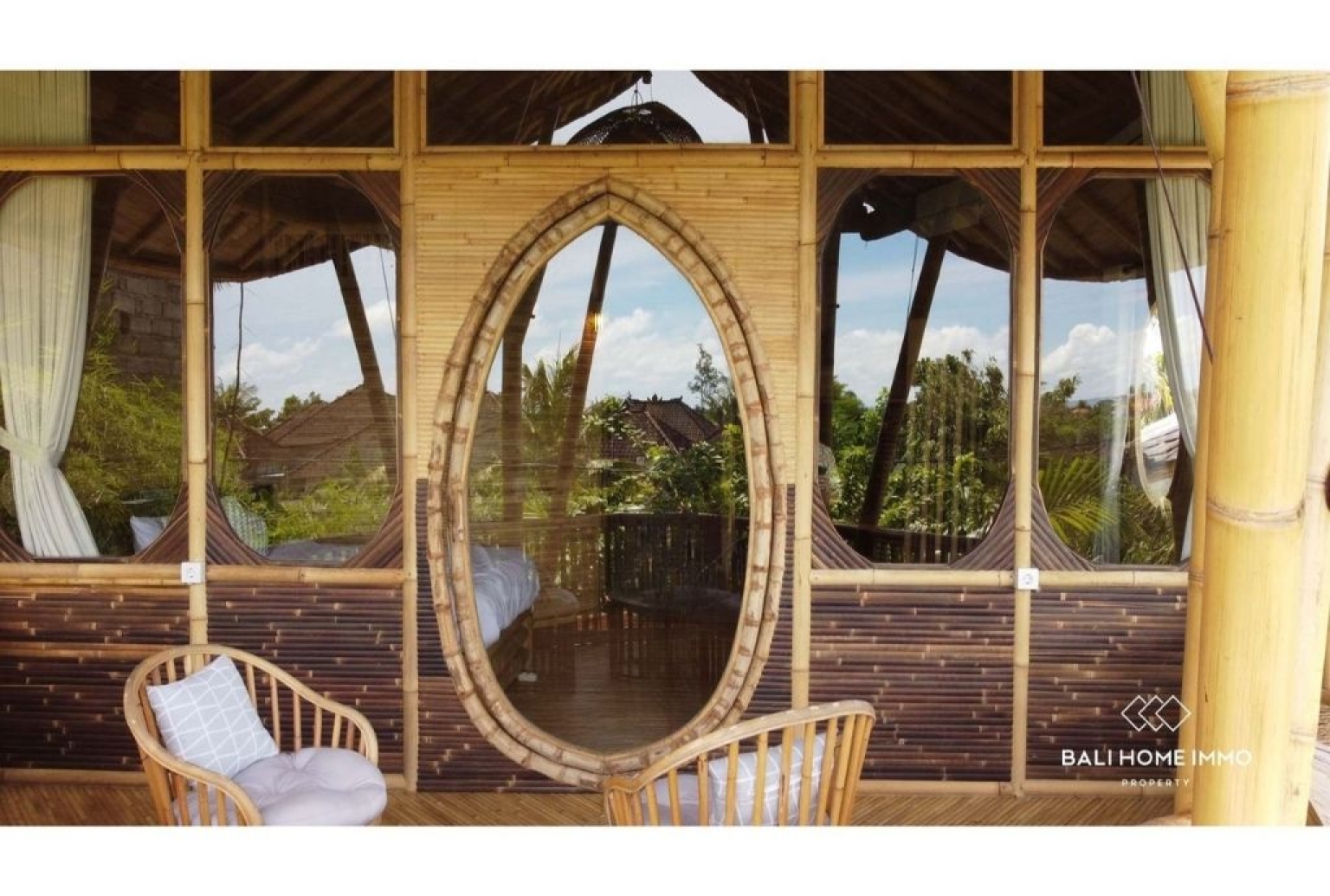 Unique Bamboo Style 2 Bedroom Villa for Sale in Buduk Bali view 16