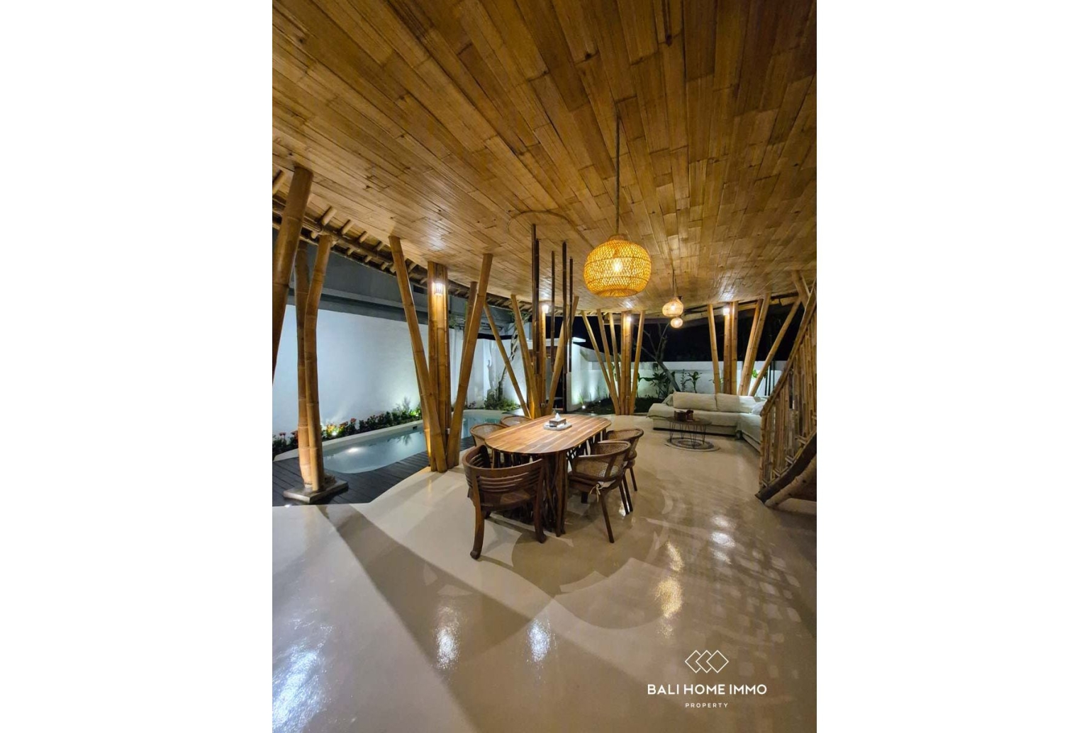 Unique Bamboo Style 2 Bedroom Villa for Sale in Buduk Bali view 4