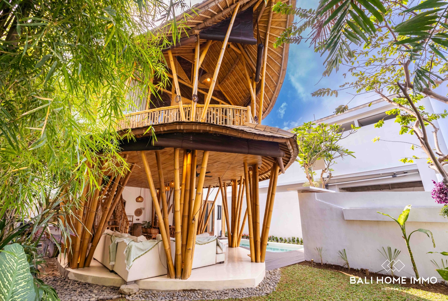 Unique Bamboo Style 2 Bedroom Villa for Sale in Buduk Bali view 32