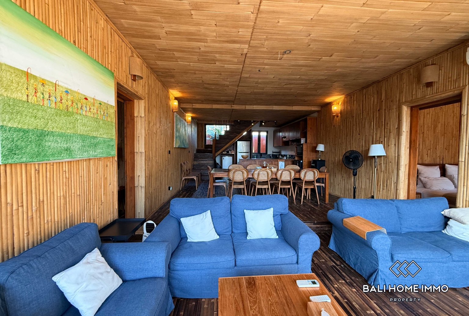 Unique Bamboo Style 6 Bedroom Villa For Rent in Legian view 4