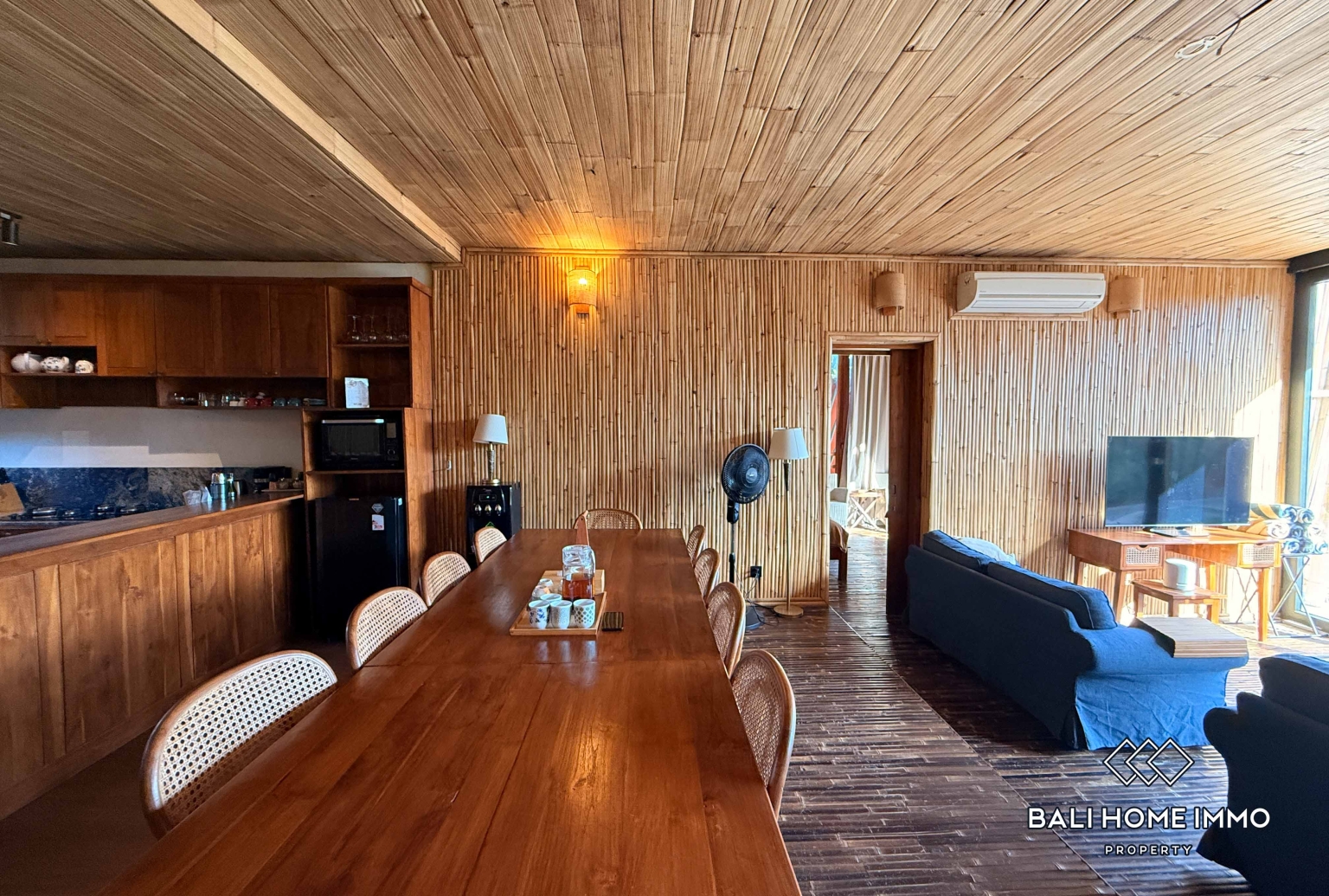 Unique Bamboo Style 6 Bedroom Villa For Rent in Legian view 5