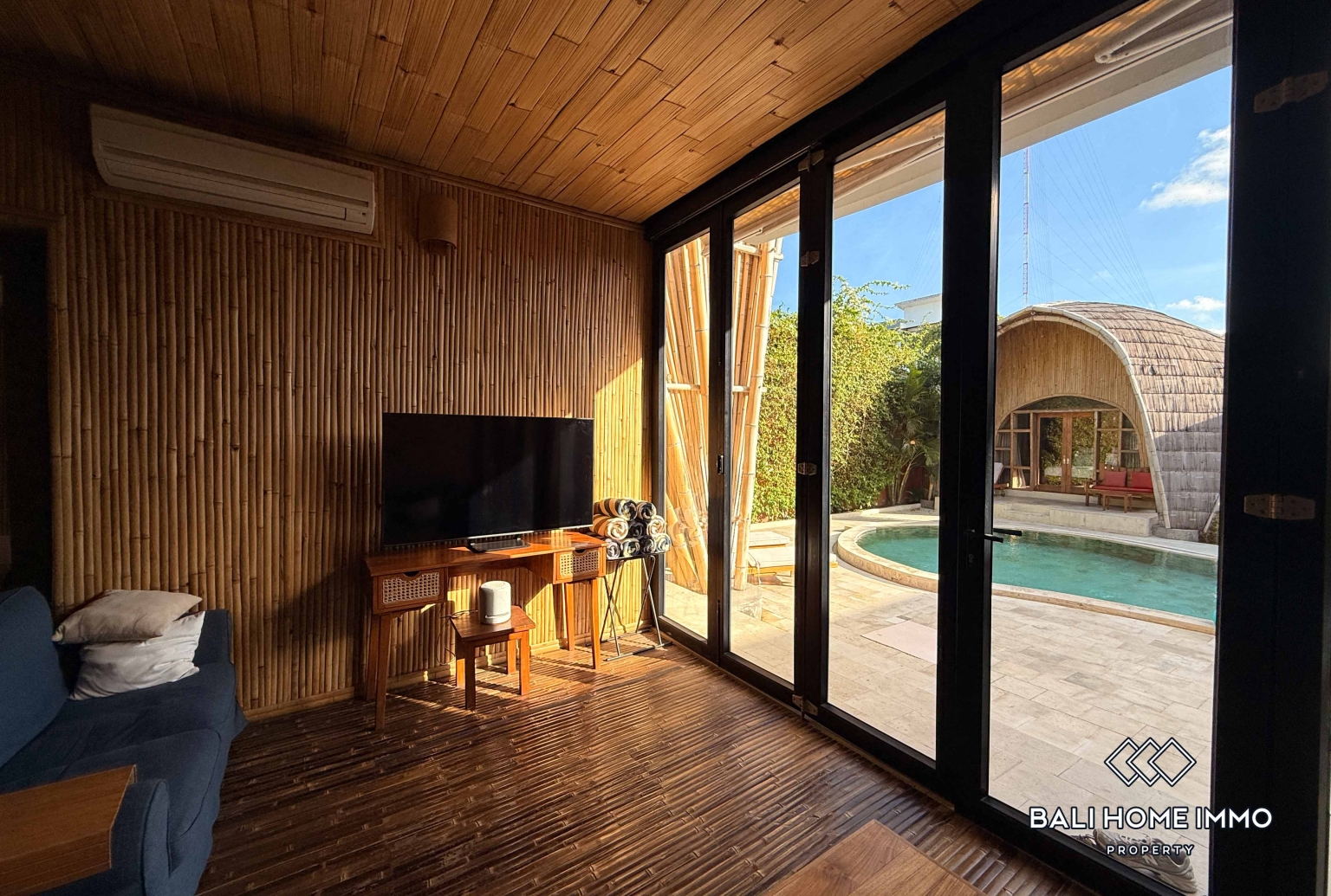 Unique Bamboo Style 6 Bedroom Villa For Rent in Legian view 2