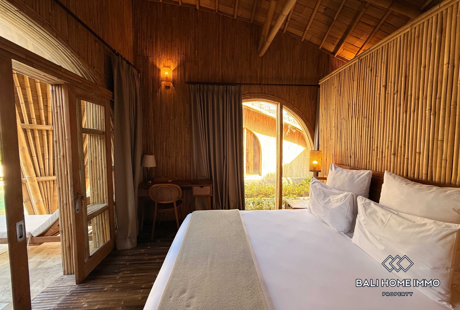 Unique Bamboo Style 6 Bedroom Villa For Rent in Legian view 10
