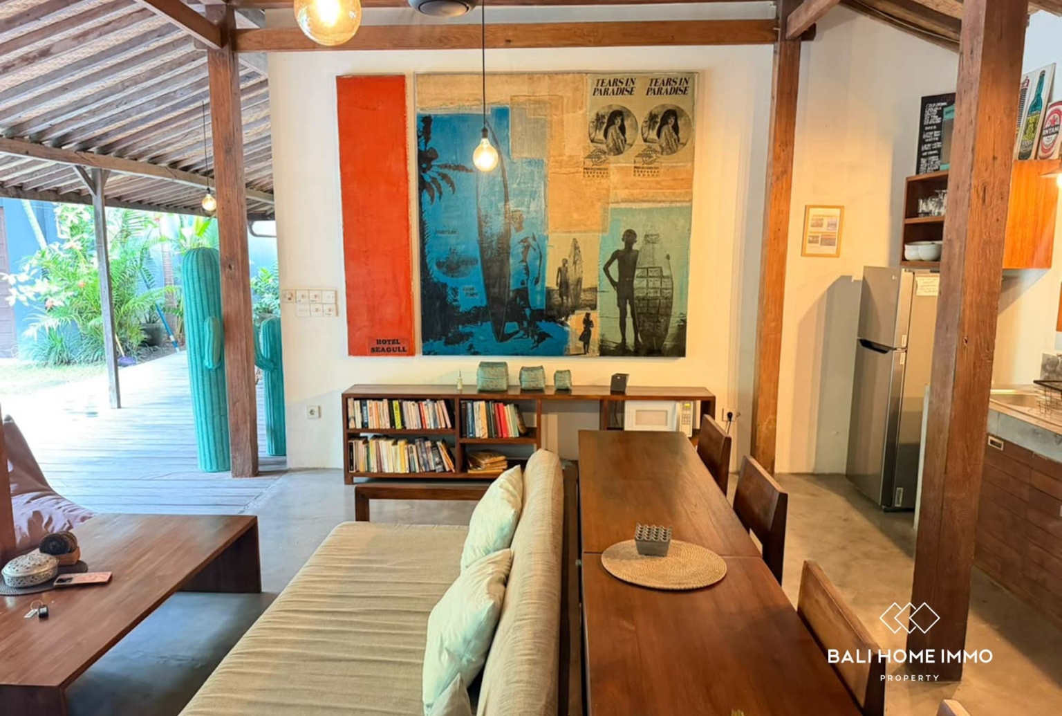 VINTAGE 2 BEDROOM VILLA FOR LEASEHOLD SALE in BERAWA BALI view 3