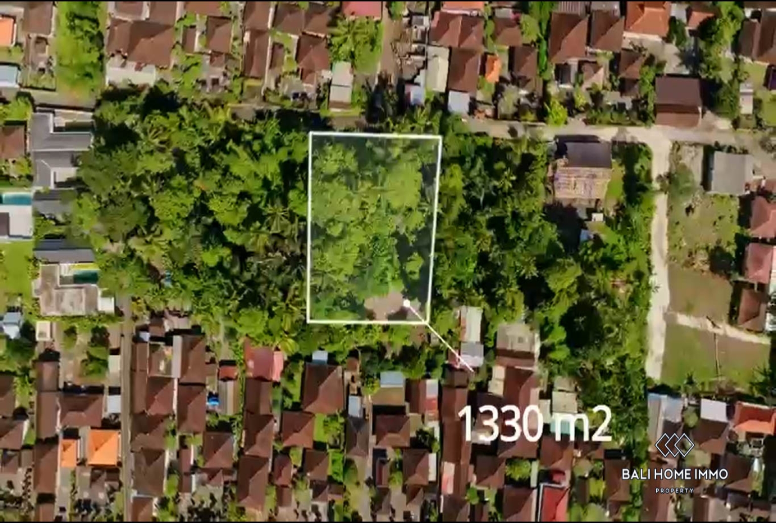 YELLOW ZONE 1330 m² LAND FOR LEASE IN SAYAN UBUD view 2